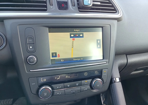 Renault Kadjar cena 53900 przebieg: 163000, rok produkcji 2015 z Pleszew małe 407